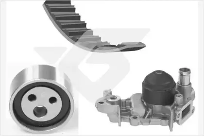 Водяной насос + комплект зубчатого ремня HUTCHINSON купить